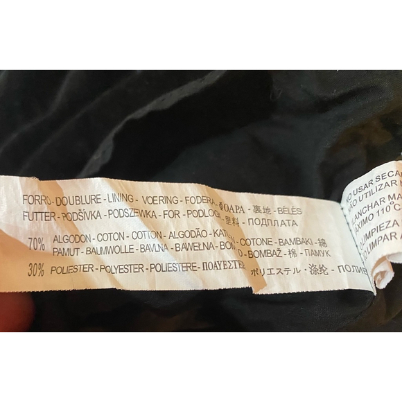 Girls Zara Dress 3-4Y Black Silver faux velvet - Picture 8 of 8